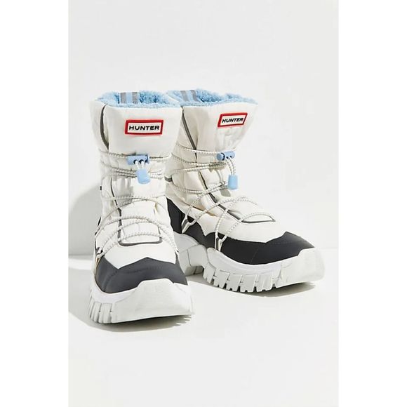 New Free People Hunter Recycled Poly Snow Boots White Size 11 - Picture 1 of 8